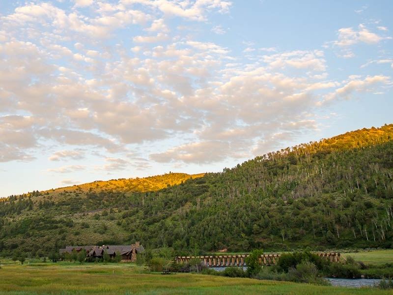 Stream View At Elk Creek Ranch : Meeker : Rio Blanco County : Colorado