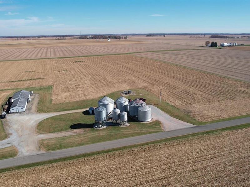 324 Acres Rush Co Tillable Farm : Rushville : Rush County : Indiana